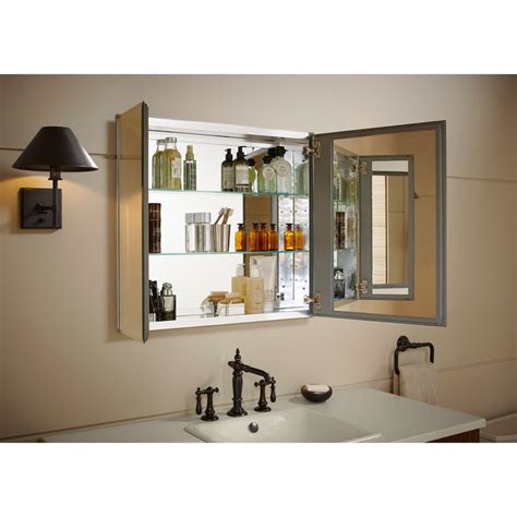 Choose from our many available finishes like unique wood tones or classic white, to mesh with other bathroom decor and fixtures. Beveled Bathroom Mirrors Recessed or Surface Mount ...