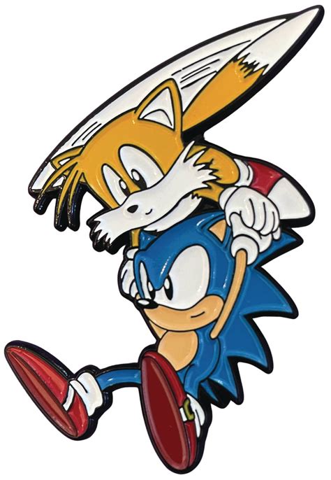 Jan212584 Sonic The Hedgehog Sonic And Tails Flying Pin Previews World