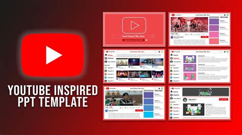 Youtube Inspired Powerpoint Template Youtube