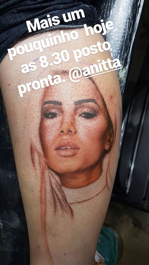 Fã Tatua O Rosto De Anitta E O Resultado é Impressionante Capricho