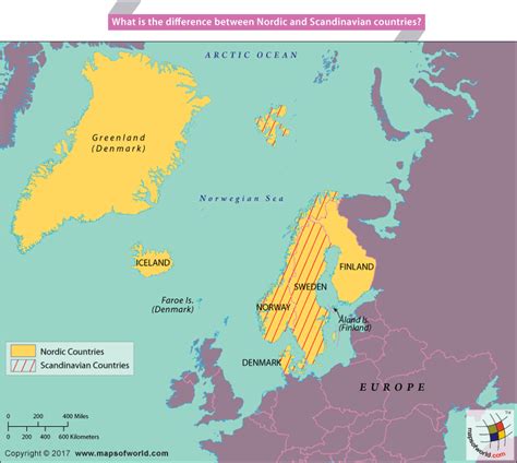 Scandinavian Countries On World Map Current Red Tide Florida Map