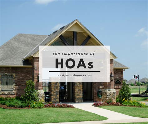 Westpoint Homes Blog The Importance Of Hoas