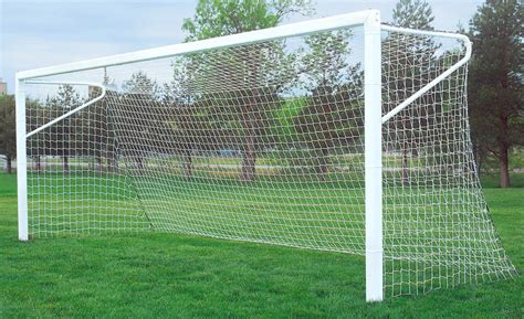 Bison Shootout 4″ Square Aluminum Permanentsemi Permanent Soccer Goals