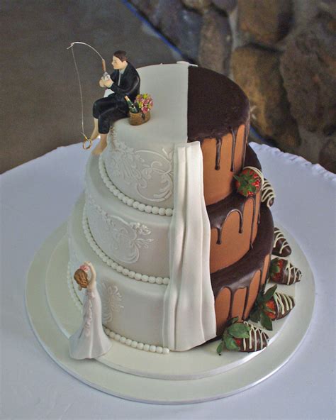 It is widely available in america and canada but in your country you might be having hard time finding it. "half And Half" Wedding Cake - CakeCentral.com