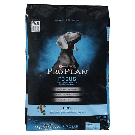 Purina one +plus large breed puppy formula combines nature and research for results you can see in your puppy. Nestle Purina Pro Plan Large Breed Puppy 34 lb. Dry Dog ...
