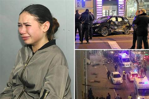Ukrainian Heiress Weeps In Cell As Shes Detained After Killing Six In Kharkiv Horror Crash