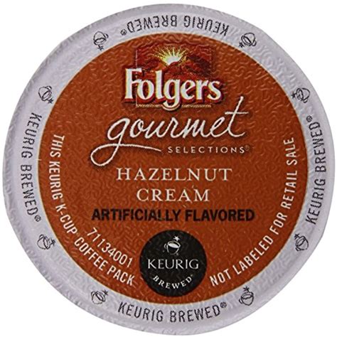 Folgers Hazelnut Cream Keurig K Cup Portion Pack 24 Count Walmart Com