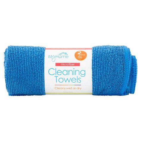 Myhome Microfiber Cleaning Towels 2 Ct Pack