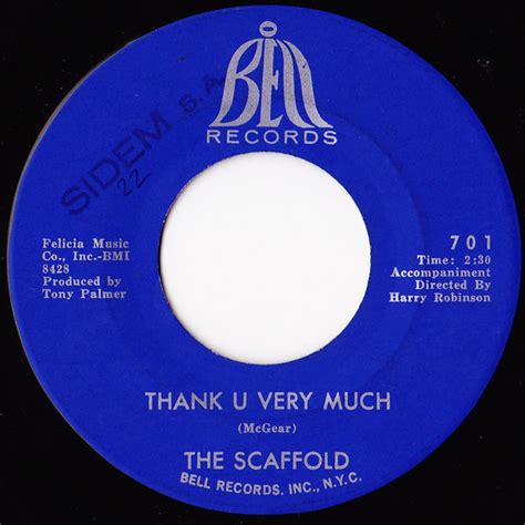 The Scaffold Thank U Very Much 1967 Vinyl Discogs