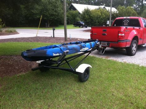 Awsome Custom Kayak Trailer Easy To Build And A Great Way To Store Your