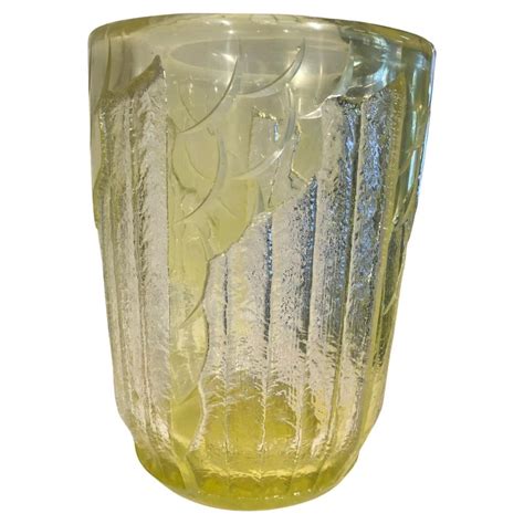 Art Deco Acid Etched Vase By Schneider For Sale At 1stdibs