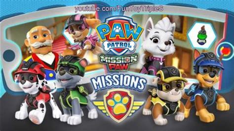 Paw Patrol Pawsome Missions Mission Paw Youtube
