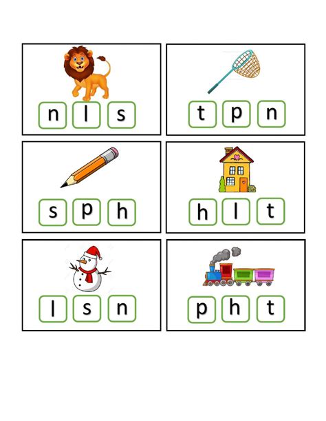 Identifying Initial Sounds Worksheet