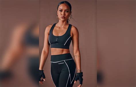Karrueche Tran 32 Shows Off Her Toned Body For Prettylittlething Photoshoot