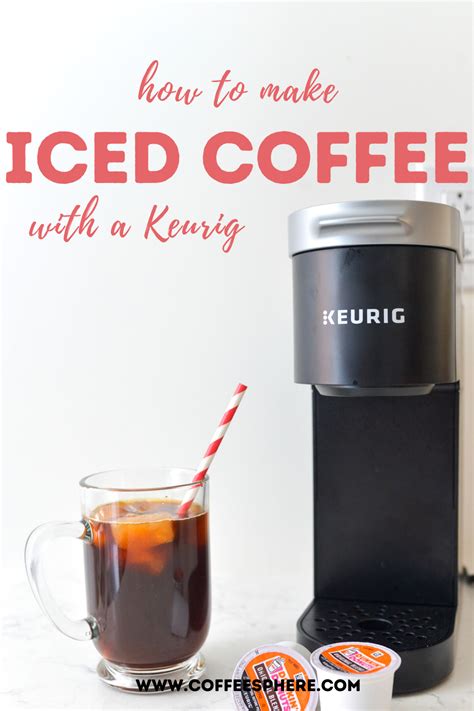 5 Minute Iced Coffee How To Make Iced Coffee With A Keurig