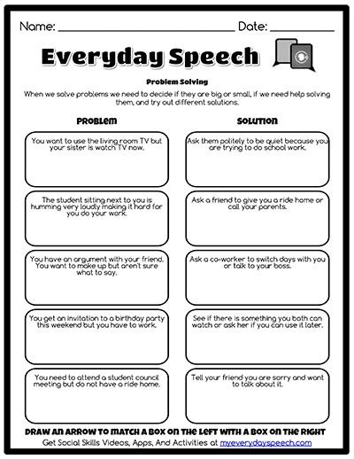 Speech therapy for kids is needed when they struggle to utter words. Speech Therapy Worksheet Creator | Everyday Speech ...