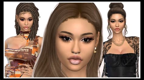 Victoria Leyla Mixed Ethnicity Sims Sims 4 Cas Cc Folder And Sim