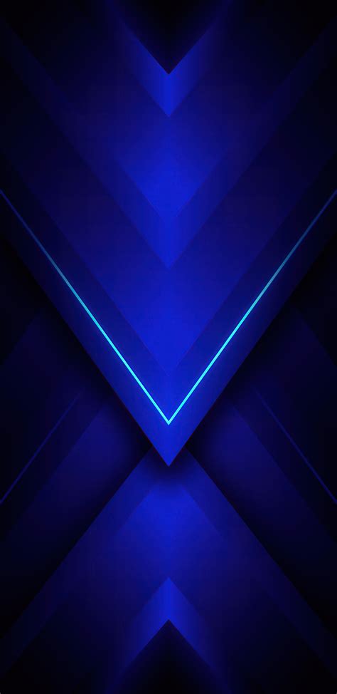 1440x2960 Blue Triangle Abstract 4k Samsung Galaxy Note 98 S9s8s8
