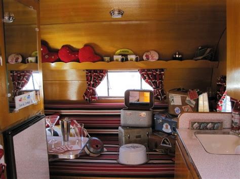 Retro Trailer Design 1962 Shasta Canned Ham Camper Classic Interior
