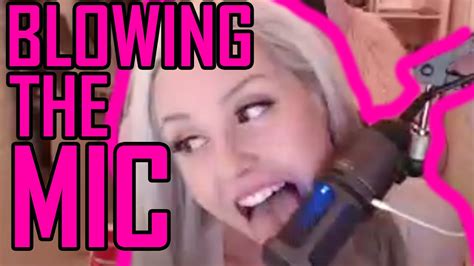 The Hottest Twitch Girl Streamer Sucking Mic Youtube