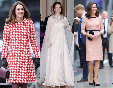 Kate Middleton Maternity Style In Pictures Duchess Blooming Baby Bump