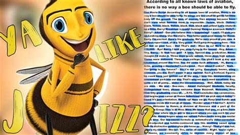 Reading Entire Bee Movie Script But I Skip Every Second Word Youtube