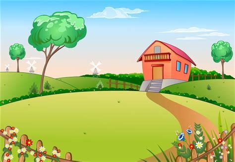 Farm Cartoon Wallpaper