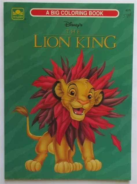 1994 Golden Book Walt Disney Company The Lion King Coloring Book Unused