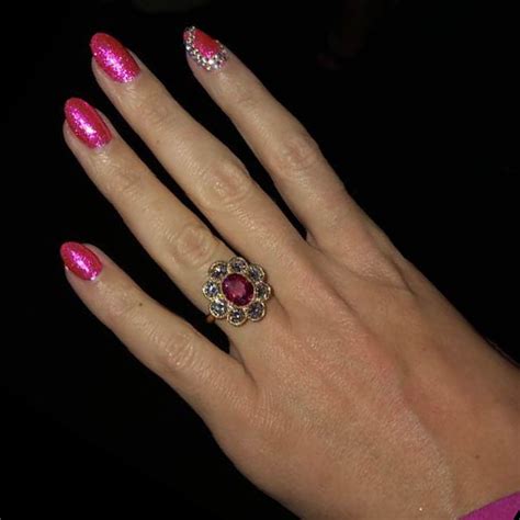 Katy Perrys Ruby Engagement Ring From Orlando Bloom