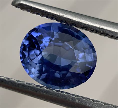 Ceylon Sapphire Blue Oval 102 Carats Langford Gems