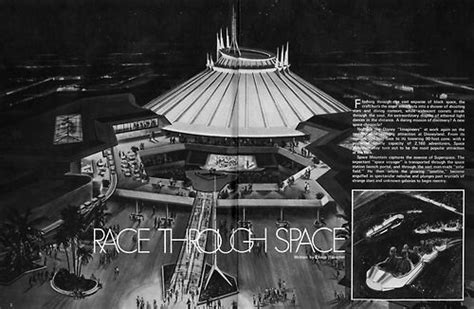 Space Mountain Concept Art 1975 Vintage Disney Disneyland Vintage