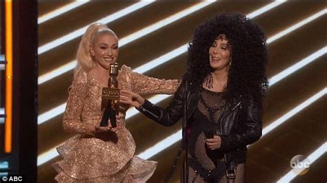 Cher Stuns In Sheer Silver At Bmas Celebrities Billboard Awards