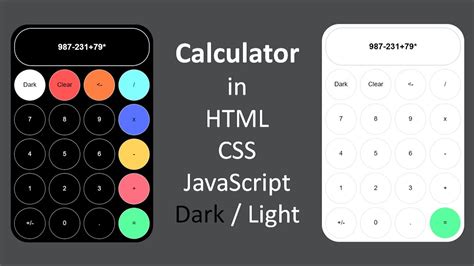 Beautiful Calculator Using Html Css And Javascript Frontend Projects Hot Sex Picture