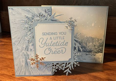 Stampin Up Frosted Foliage Christmas Card Inspiration Winter Cards