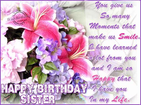 Feliz Cumpleaños A Mi Hermana Con Flores Feliz Cumpleaños Hermana