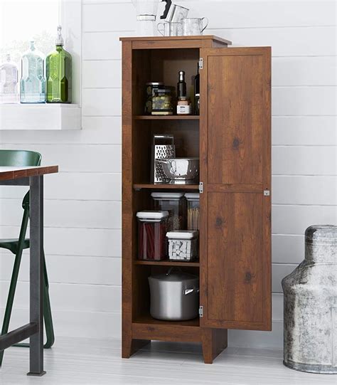 A freestanding pantry with doors for a few hundred dollars! Ameriwood Single Door Pantry | Kitchen pantry storage ...