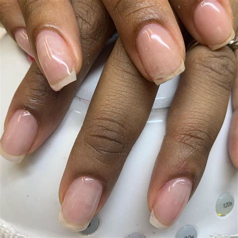 Hard Gel Overlay For Joakina Look How Healthy Her Nails Are She