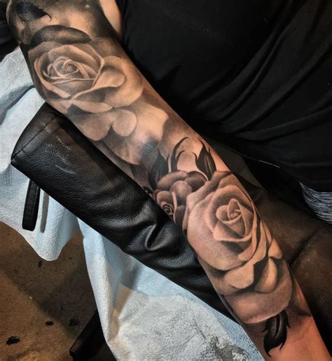 Tattoo Pink Rose Tattoo Sleeve Rose Sleeve Full Sleeve Tattoos