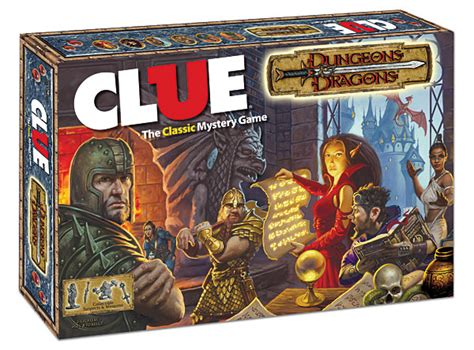 Dungeons And Dragons Clue Classic Clue With Dungeons And Dragons Themed