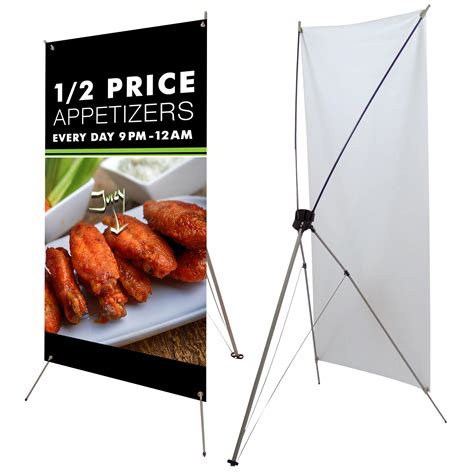 Tripod X Banner Stand With 32 X 72 Banner