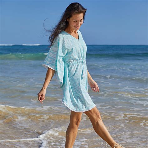 Womens Kaftkan Cover Up With Upf Ladies Beach Cover Up Uv Skinz®