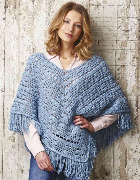 Women S Poncho Crochet Pattern