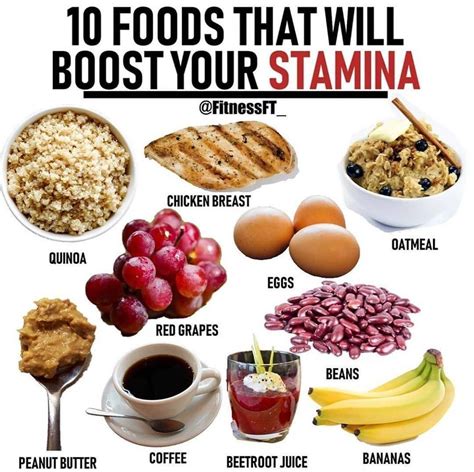 10 Foods That Will Boost Your Stamina Nutrition Food Health Food