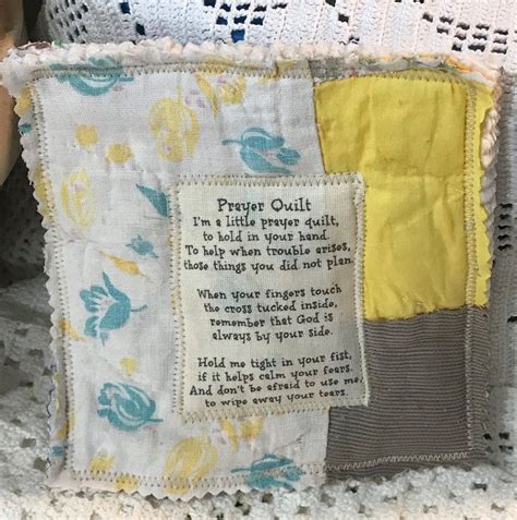 Pocket Prayer Quilt Poem Printable