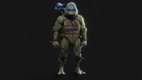 3d Asset Leonardo Teenage Mutant Ninja Turtle Cgtrader