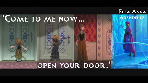 Show Yourself Anna As Elsa Come To Me Now Open Your Door Frozen 2