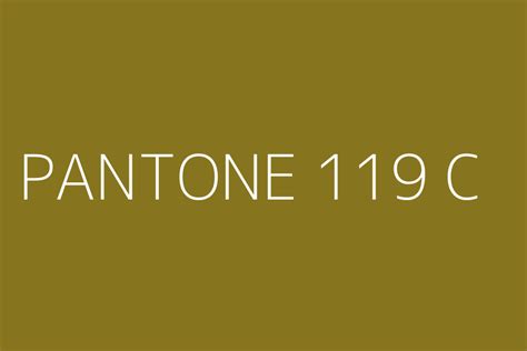 Pantone 119 C Color Hex Code