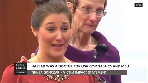 2018 Nassar Trial Impact Statement Trinea Gonczar Youtube