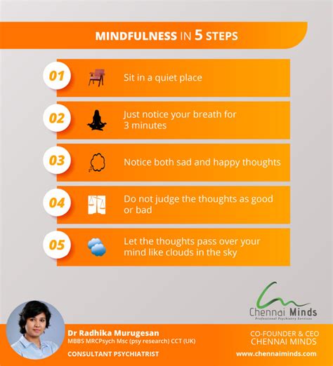 5 Steps To Mindfulness Chennai Minds