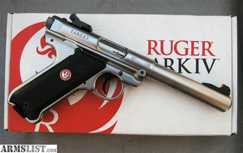 Armslist For Sale Ruger Mkiv Stainless Target